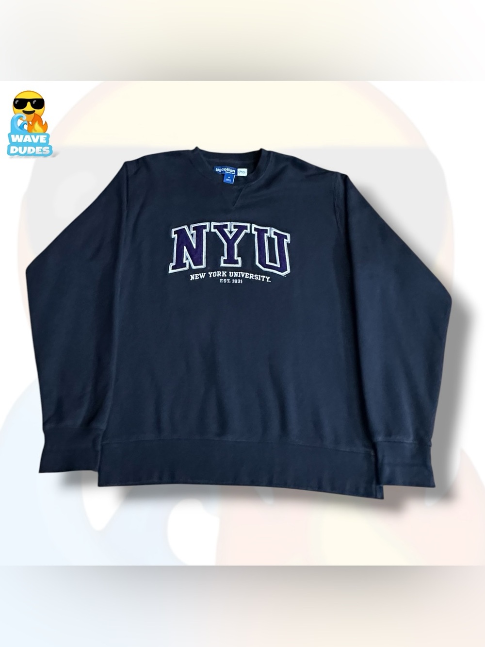 Men’s Gear For Sports New York University Crewneck Sweatshirt